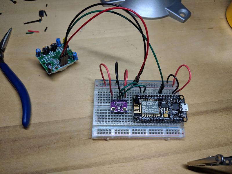 First breadboard prototype