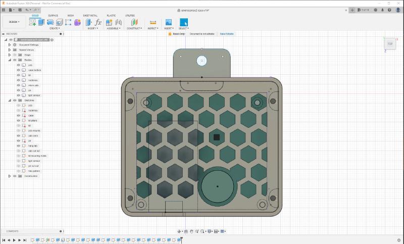 Enclosure design in Fusion 360